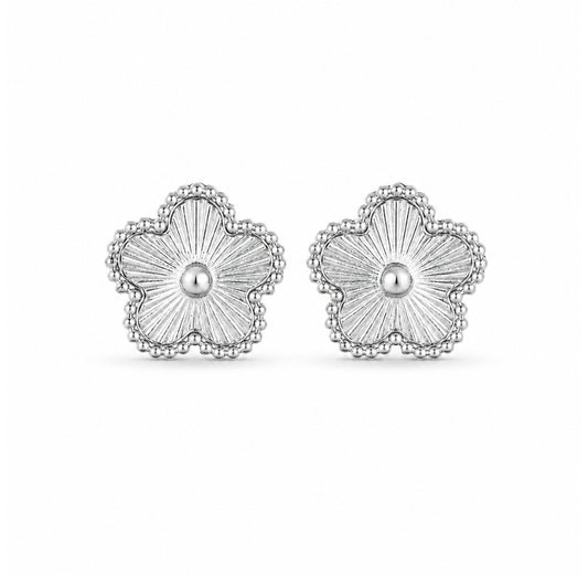 Evelia Bloom Studs - Silver
