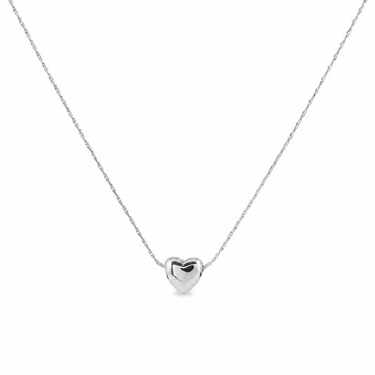 Hjärthalsband Petit - Silver