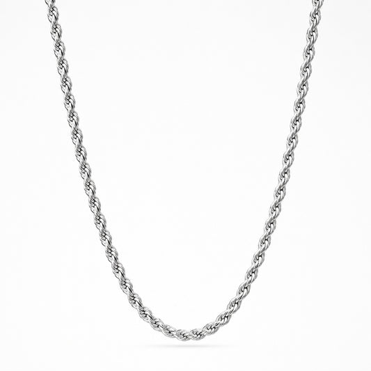 Rep Halsband - Rostfritt Stål 4MM