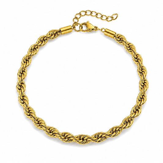 Reparmband - Guld 5MM
