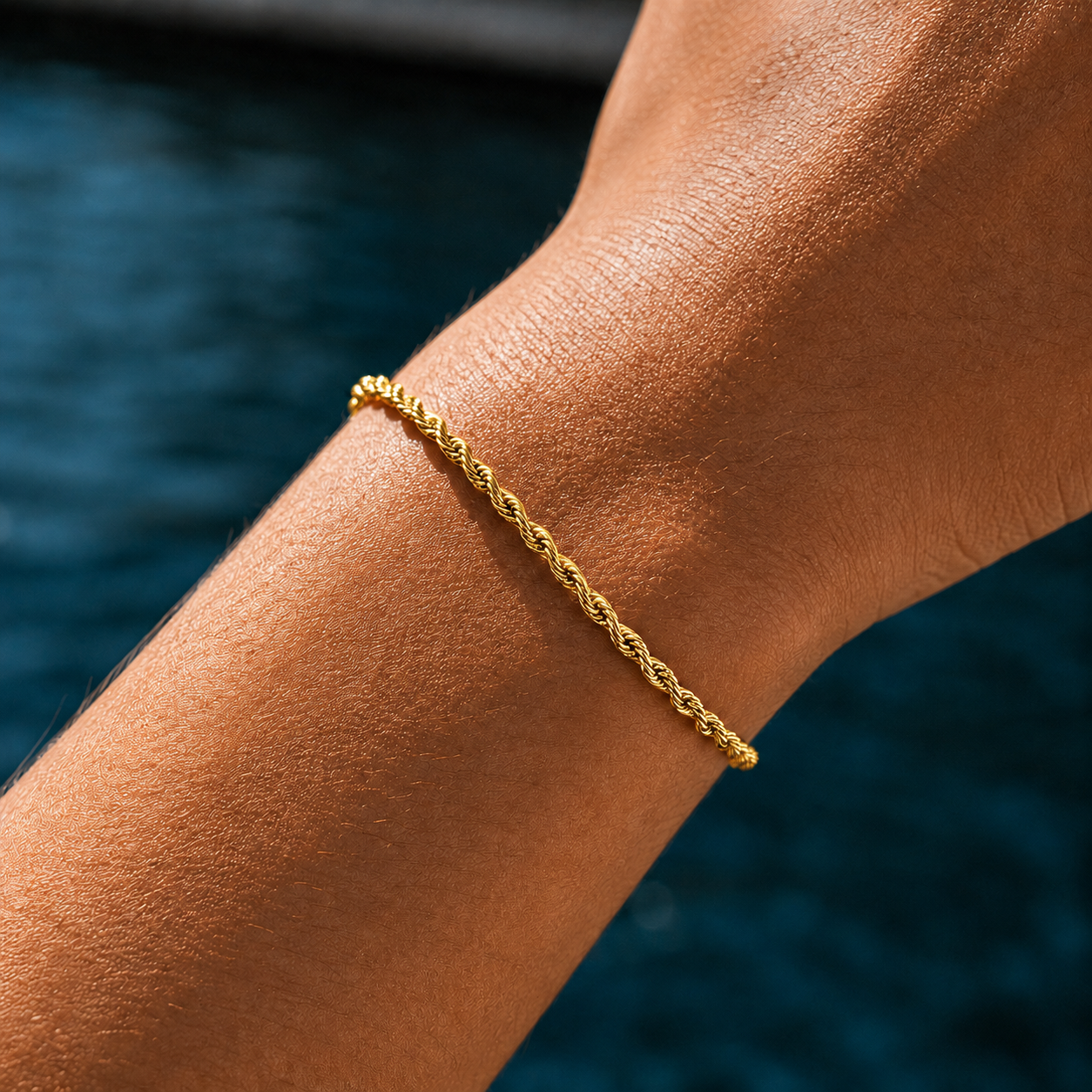 Reparmband – Guld 3MM
