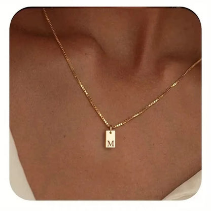 Platte Ketting - Goud