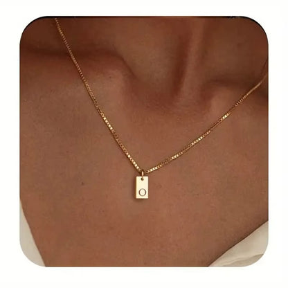 Platte Ketting - Goud