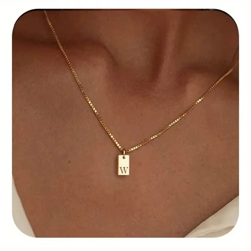 Platte Ketting - Goud