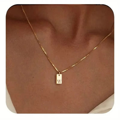 Platte Ketting - Goud