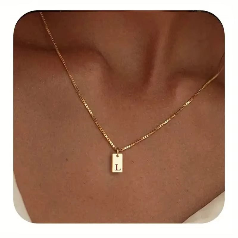 Platte Ketting - Goud