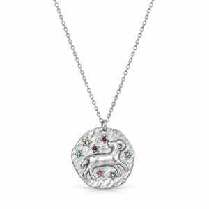 Celestia Stjärnteckenhalsband - Silver / Väduren