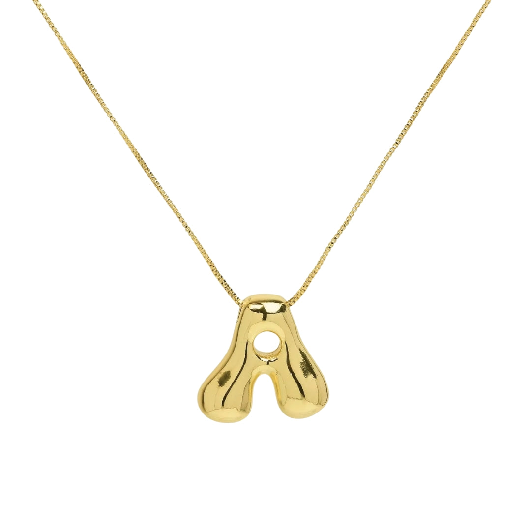Letter Necklace - Gold
