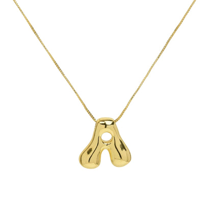 Letter Necklace - Gold