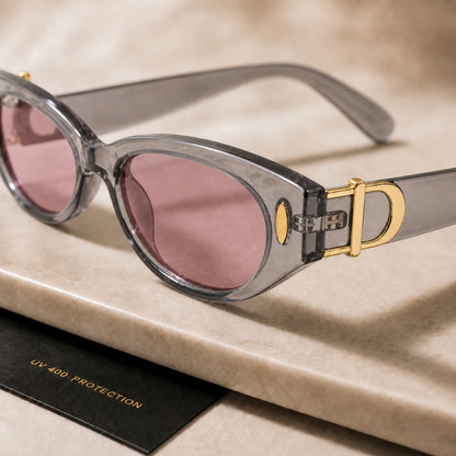 DD Sonnenbrille - Grau Pink