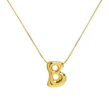 Letter Necklace - Gold