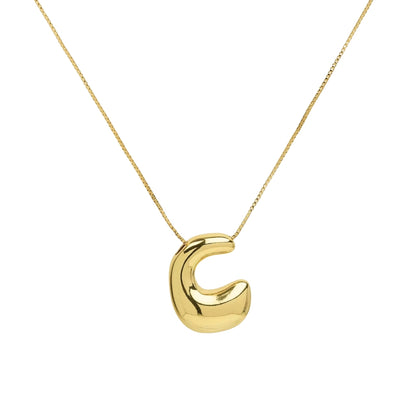 Letter Necklace - Gold