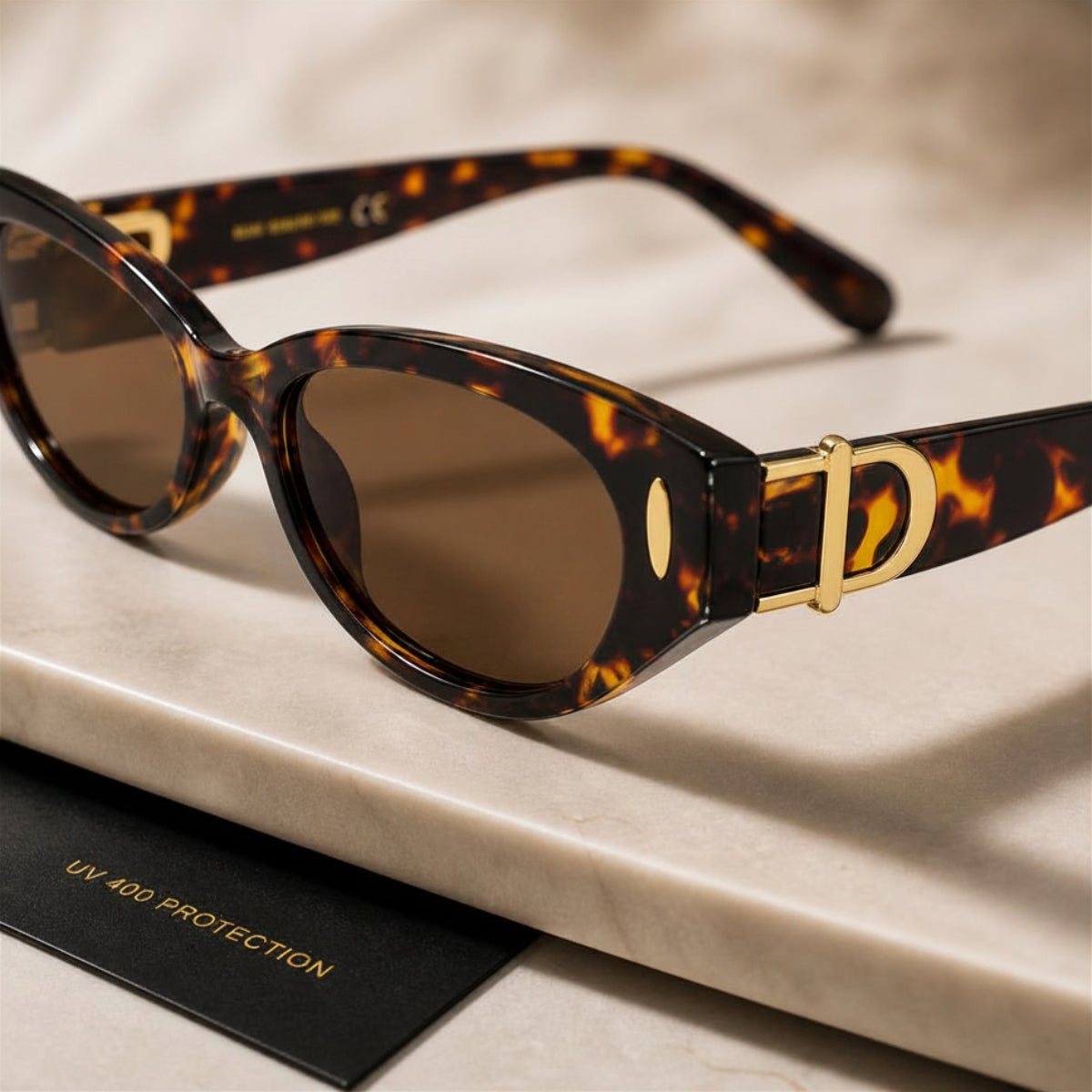 DD Sonnenbrille - Leopard Braun