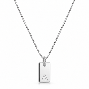 Platt Halsband - Silver