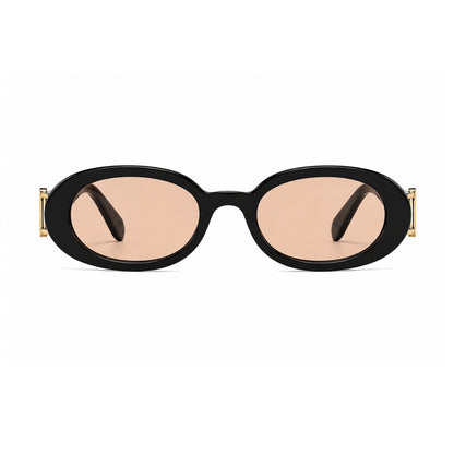 DD Sonnenbrille Oval - Schwarz Sand