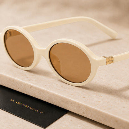 Adrien Solbrille - Beige Tee