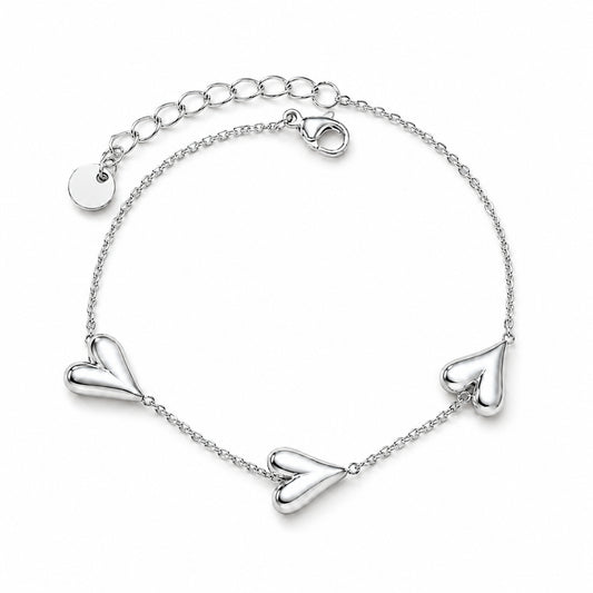 Alva Hjärtarmband - Silver