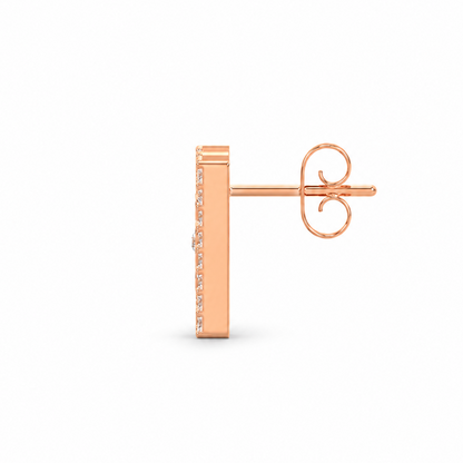 DD Örhängen Diamanter - Roséguld