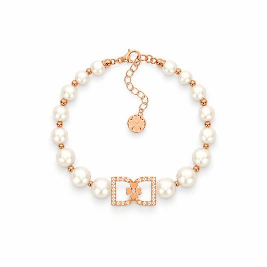 DD Armband Diamanter - Roséguld