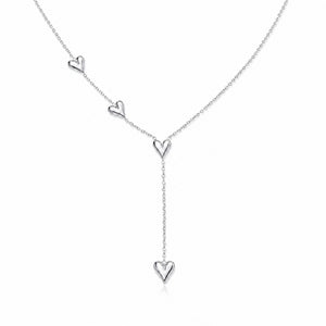 Alva Hjärta Halsband - Silver