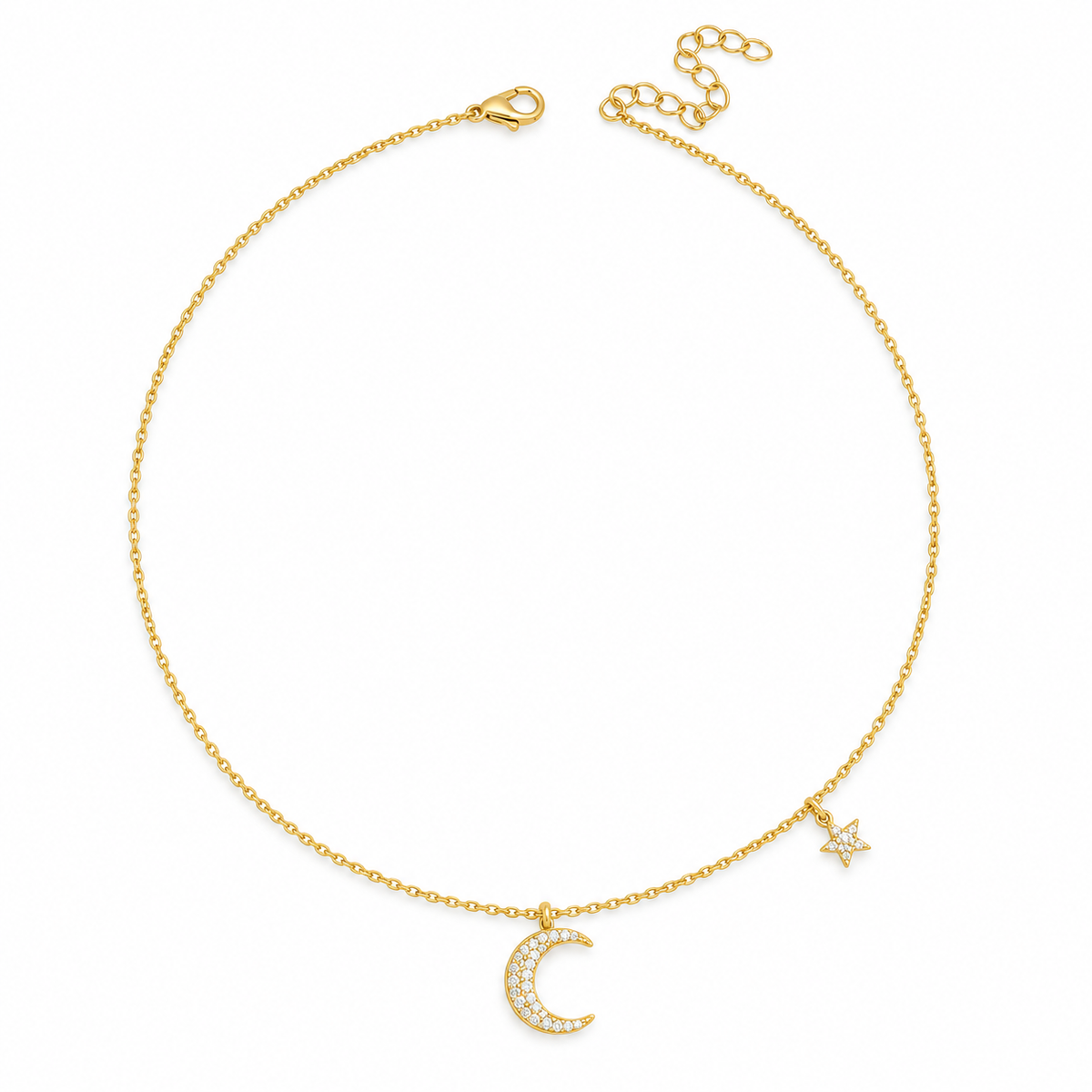 Odelia Månhalsband - Guld