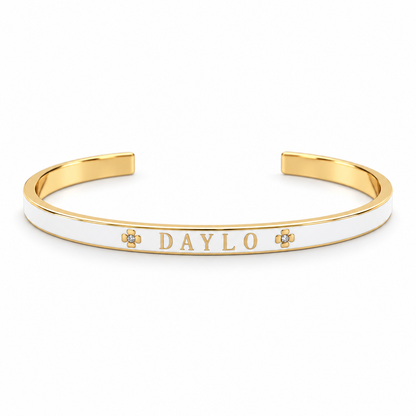 Armband - Guld/Vit