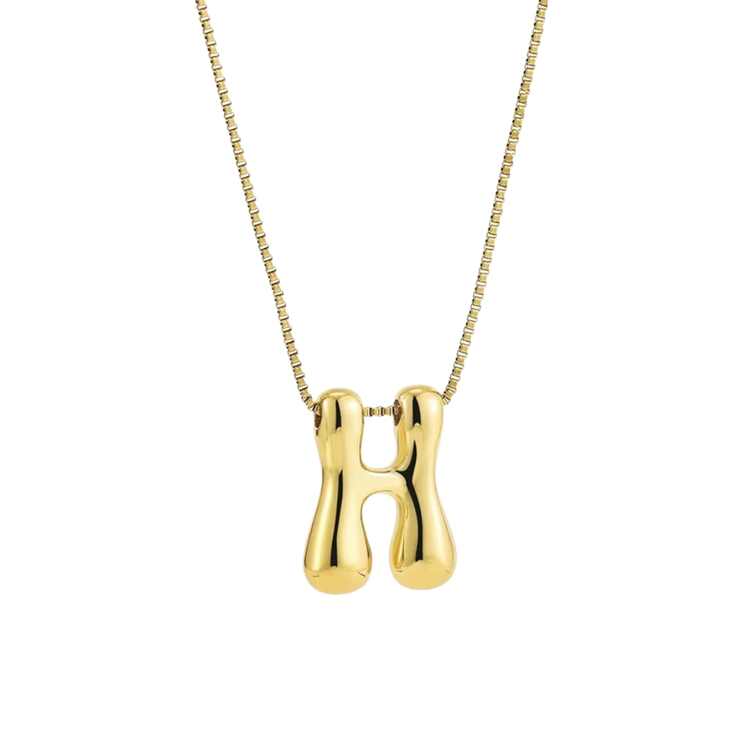 Letter Necklace - Gold