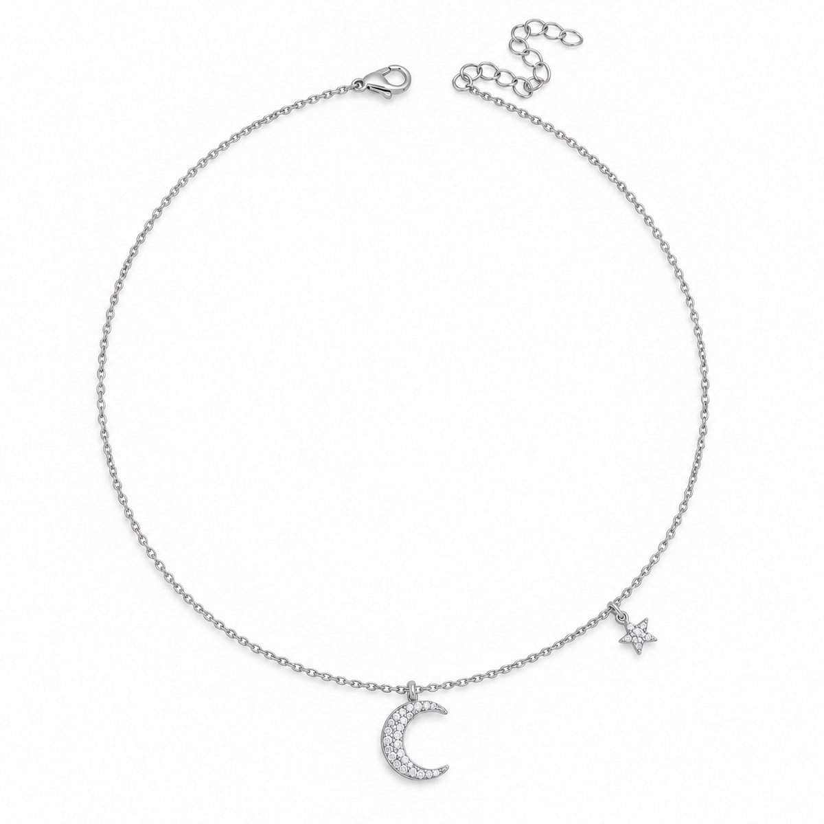Odelia Månhalsband - Silver