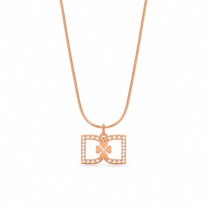 DD Halsband Diamanter - Roséguld