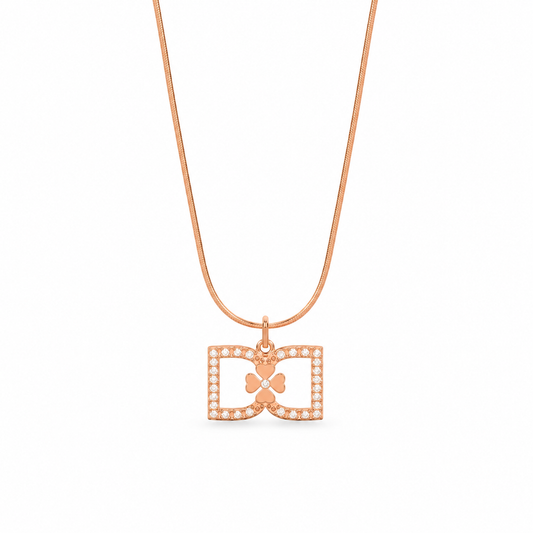 DD Halsband Diamanter - Roséguld