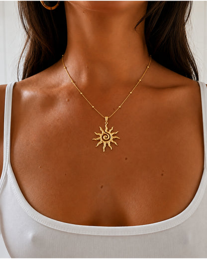 Ayla Sol Halsband - Guld