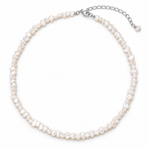 Annika Pärlhalsband - Silver