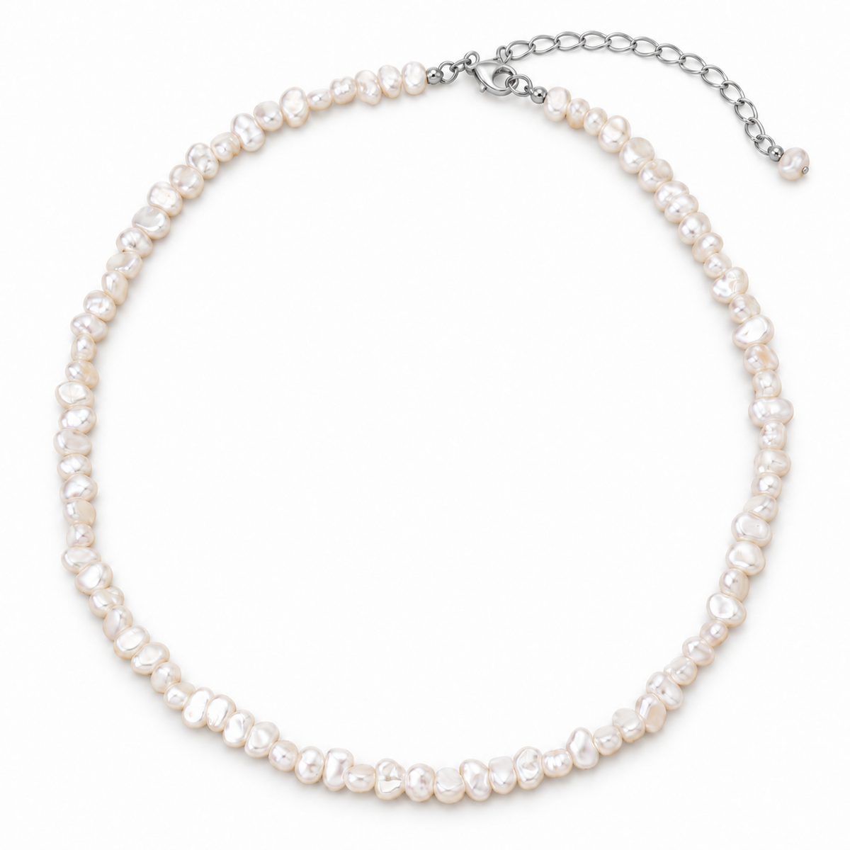 Annika Pärlhalsband - Silver