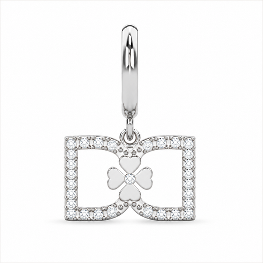 DD Hoops Diamanter - Silver