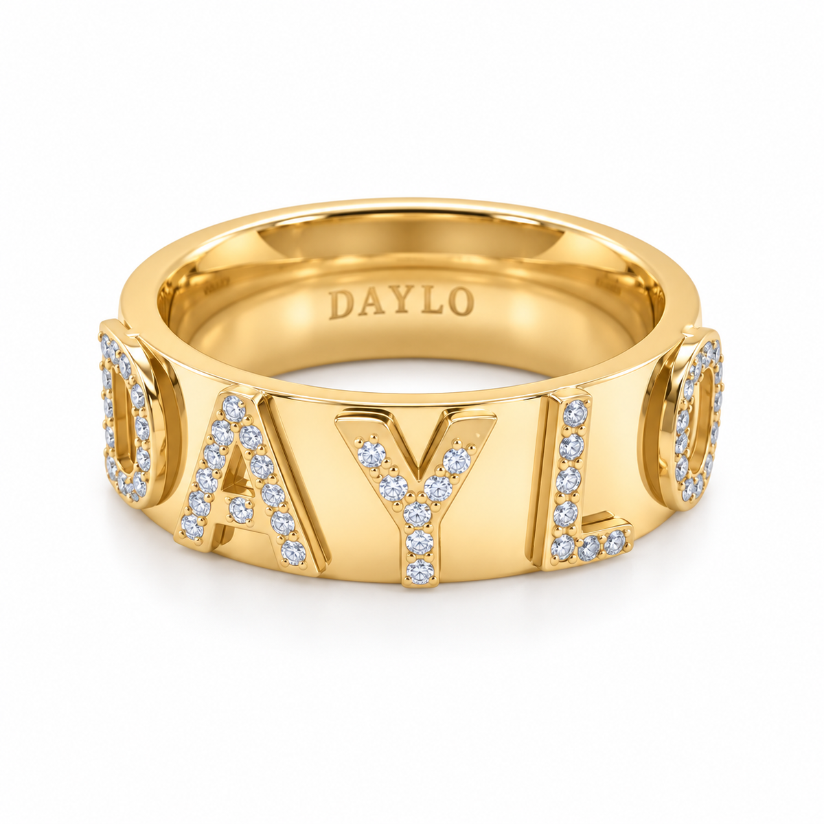 Signatur Diamantring - Guld