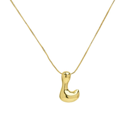 Letter Necklace - Gold