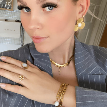 Elle-armband – guld