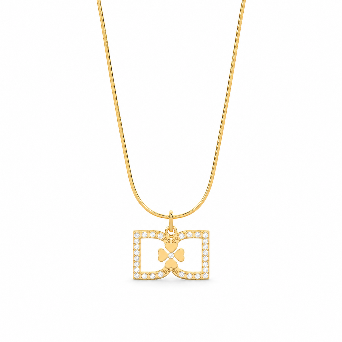 DD Halsband Diamanter - Guld