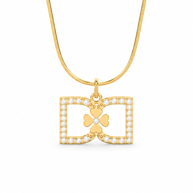 DD Halsband Diamanter - Guld