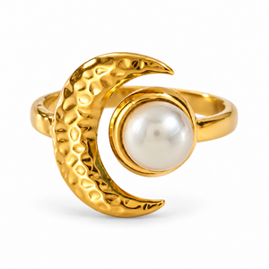 Selene Månring - Guld/Vit