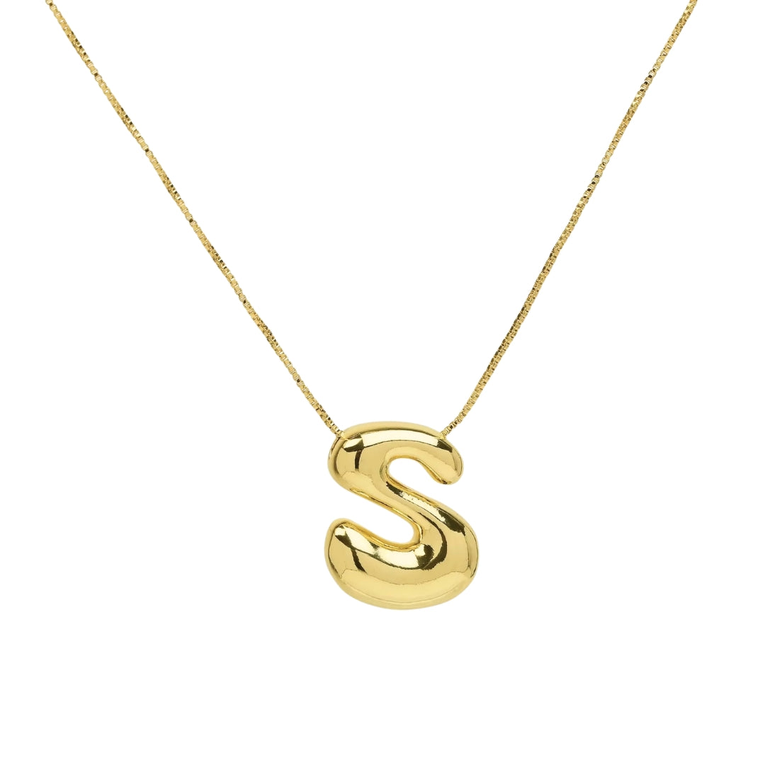 Letter Necklace - Gold