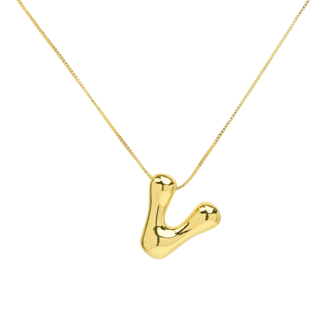 Letter Necklace - Gold
