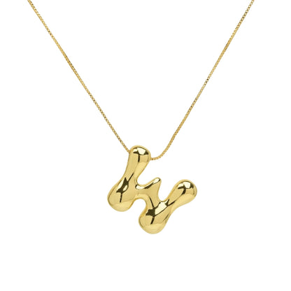 Letter Necklace - Gold