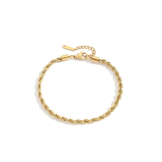 Rope Bracelet - Gold 4MM