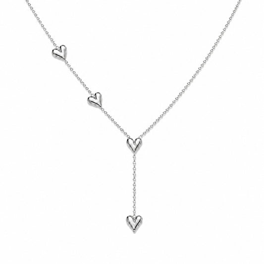 Alva Hjärta Halsband - Silver