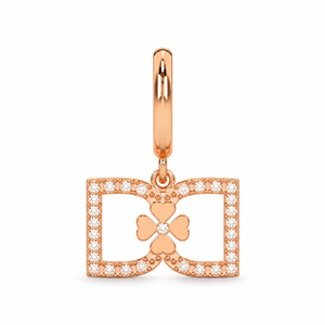 DD Hoops Diamanter - Roséguld