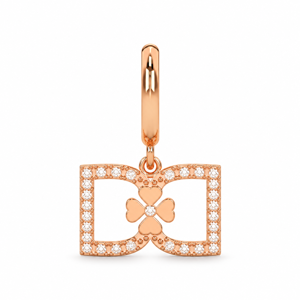 DD Hoops Diamanter - Roséguld