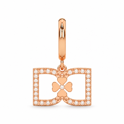 DD Hoops Diamanter - Roséguld